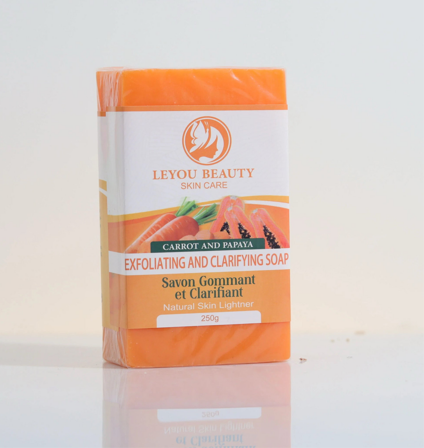 3 exfoliating and clarifying carrot soap