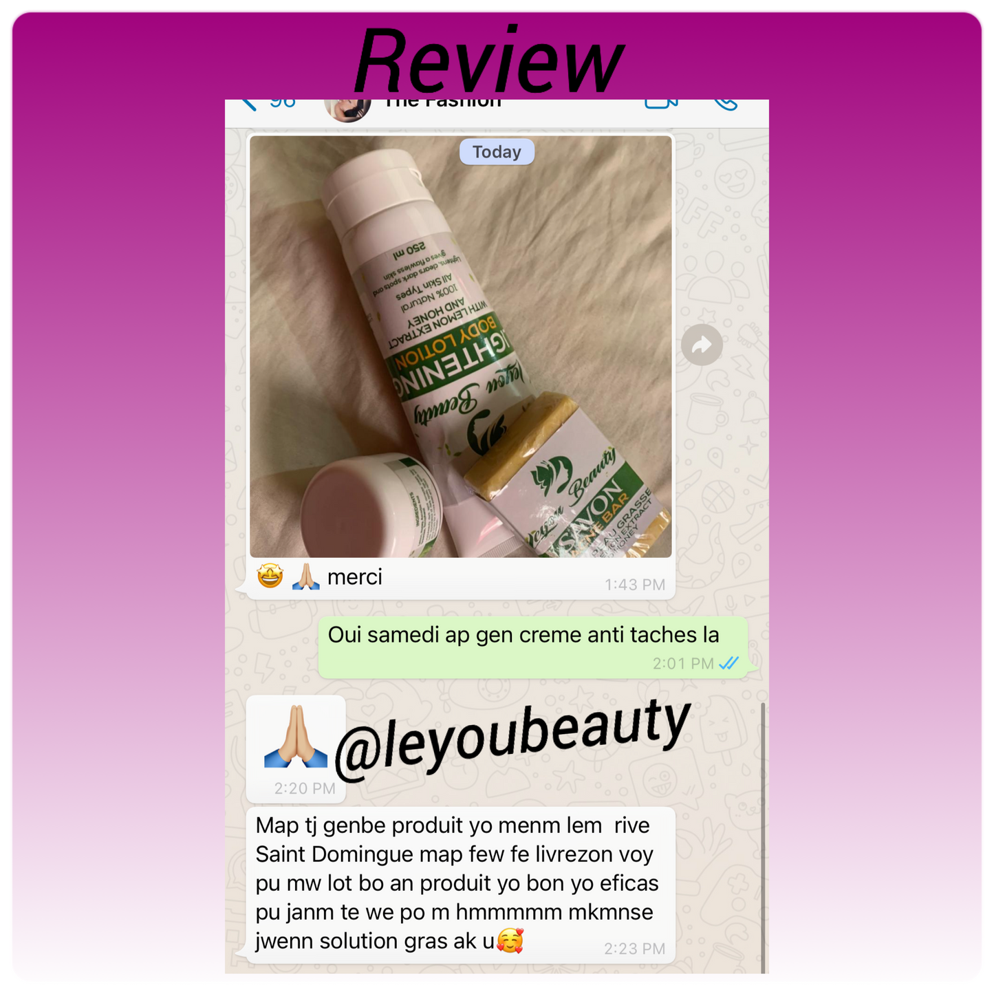 Lemon lightening full set